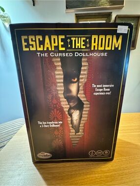 NEW!  Escape The Room: Black and Gold Cursed Dollhouse Game
